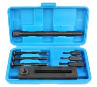 Extractor de cigüeñal, herramientas de motocicleta, kit de reparación, juego de extractor de doble cabezal de acero 45# para mantenimiento del motor, azul