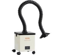 Extractor de humos de soldadura de 100W con filtros de 3 etapas, caudal de 240 m³/h y alta potencia de succión