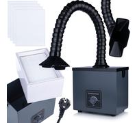 Extractor de Humos Rosfix SR80 | 80 W | 160 m³/h | 99,97 % | Manguera de 0,75 m