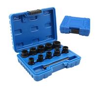 Extractor de tornillos de cabeza hexagonal, 11 piezas, juego universal para fácil y rápido