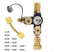 Extractor para rápido Válvula Aire Acondicionado Automotriz HVAC | Vidrio inspección integrado, confirma inserción total, 1/4 pulgada, para latón macizo, para acero inox