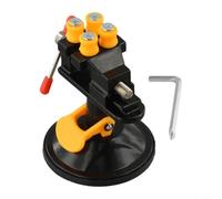 Extractor para tornillo de banco de tornillo de aleación de aluminio giratorio 360 grados envergadura 0-30 mm ventosa 78 mm altura 103 mm con inserciones de plástico para modelismo tallado de madera