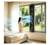 Extractor ventana para dormitorio,Extractor Vertical Retráctil para Ventana | Ventilador Extractor para Ventana Corredera 2800RPM, sin perforaciones, para dormitorios, espacios(75-85cm/29.53-33.46in)