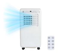 ExtraHouse - Climatizador evaporativo portátil con ruedas 360°, mando a distancia y temporizador para habitaciones de 10-15 m², ideal para hogares españoles