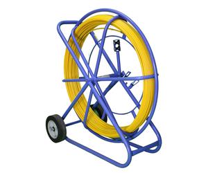 Extralink Pilot 9mm 300m | Piloto para tirar cables | fibra de vidrio FRP, diámetro 9mm, longitud 300m, amarillo