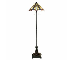 Extravagantes Stehleuchte Tiffany Estilo Bronce 158cm Elegante Diseño Suelo