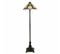 Extravagantes Stehleuchte Tiffany Estilo Bronce 158cm Elegante Diseño Suelo