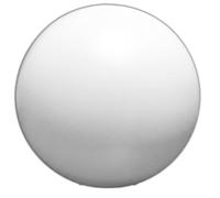 EXTRUMOL | Bola de Polietileno de 450 mm de Diámetro | Para Luminaria Exterior | Difusor Esférico Opal Resistente a Impactos | Bola de Iluminación para Jardín, Parques, Urbanizaciones y Alumbrado