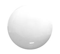 EXTRUMOL - Bola Farola Exterior - Recambio tipo Globo - Alumbrado Público - Exterior - Policarbonato Blanco - Medidas: Ø 25 cm - Boca: 10,5 cm