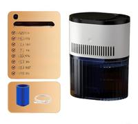 EXTRWORY Humidificador de aire evaporativo USB-C de gran capacidad sin niebla de 3 litros con filtro resistente a los microbios, ajustes ajustables para el hogar, oficina, dormitorio, blanco (B)