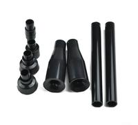 EXTRWORY Juego de boquillas de plástico Negro Multifuncional para Fuentes de jardín, Compatible con Todas Las Bombas de Agua
