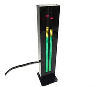 EXTRWORY Música digital LED AS60 para analizador SPECTRUM VU, 7 modos de visualización con control de ganancia para amplificador de audio, kit de visualización de nivel de sonido estéreo para estudio