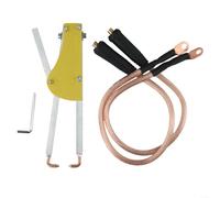 EXTRWORY Pinzas portátiles de soldadura a tope para reparación de placas de acero de 1+1 mm, alicates de punta de metal epoxi para tablero de epoxi de 123 mm para taller de chapa (D)