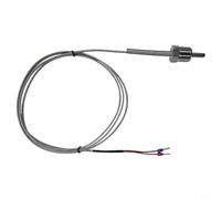 EXTRWORY Sensor de temperatura de termopar tipo K Sonda de acero inoxidable -20 a 250C para alambre trenzado para horno freidora equipo de calefacción cocina industrial