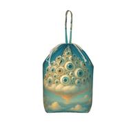 Eyeballs on the Cloud - Bolsa de lavandería grande con cordón