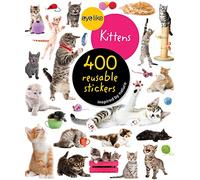 Workman Calendars Pegatinas Eyelike Kittens – 400 pegatinas reutilizables inspiradas en naturaleza