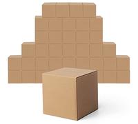 EYMPEU 15,3X15,3X15,3cm Cajas de Carton con Tapa para Envios de Paquete, 40 Pack, Cajitas de Papel Kraft para Regalo o Embalaje, Marrón