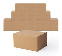 EYMPEU 20,3X15,3X10,2cm Cajas de Carton con Tapa para Envios de Paquete Marrón, 40 Pack, Cajitas de Papel Kraft para Regalo o Embalaje