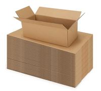 EYMPEU 22,9x10,2x7,7cm Cajas de Carton con Tapa para Envios de Paquete, 40 Pack, Cajitas de Papel Kraft para Regalo o Embalaje, Marrón