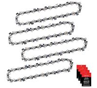 Eyoloty Cadenas de sierra de 20 cm, 3/8" LP 1,3 mm, 33 TG