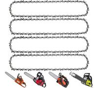 Eyoloty Paquete de 4 cadenas de motosierra de 14 pulgadas para barra de 35 cm, 52 eslabones de transmisión, paso LP de 3/8 pulgadas, calibre de 0.43 pulgadas, cuchillas de motosierra para Bosch