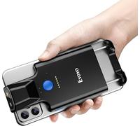 Eyoyo 2D Backclip Bluetooth Barcode Scanner, Lector de código de Barras para teléfono con Clip Trasero, escáner de código inalámbrico QR 1D con batería de 1600 mAh Compatible con Android, iOS, iPhone