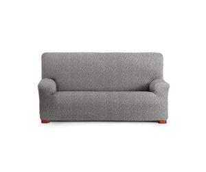 Eysa 3D Funda de sofá súper bielástica 2 plazas de 130-180cm (Medida de Respaldo), Color Gris