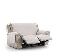 Eysa Bianco Salvasofá o Funda de sofá Acolchada 120cm (Medida de sentada) 2 Plazas x 2 Relax 01 Crudo