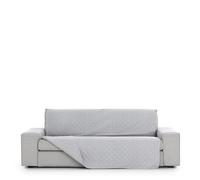 Eysa Bianco Salvasofá o Funda de sofá Acolchada Antideslizante 115cm (Medida de sentada) 2 Plazas 06 Gris
