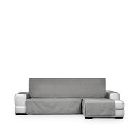 Eysa Genna Funda de Chaise Longue Antimanchas, 240cm (Medida de sentada), Derecho Vista Frontal Gris