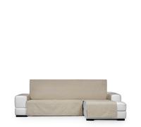 Eysa Genna Funda de sofá Chaise Longue Antimanchas, 200 cm (Medida de sentada) Derecha Vista Frontal Beige