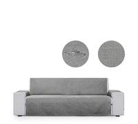 Eysa Genna Salvasofá o Funda de sofá Antimanchas 115cm (Medida de sentada) 2 Plazas 16 Negro Beige