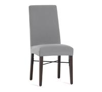 Eysa Harlem Funda de Silla con Respaldo bielástica Pack 2 Unidades, Color Gris