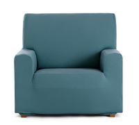 Eysa Harlem Funda de sillón elástica para sillón 1 Plaza de 80-110cm (Medida Respaldo), Color Turquesa.