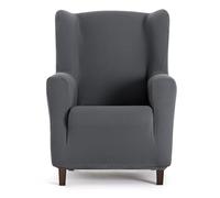 Eysa Harlem Funda de sillón orejero elástica 70-100cm de Respaldo, Gris Oscuro
