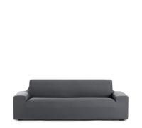Eysa Harlem Funda de sofá bielástica 2 plazas de 140-180cm (Medida de Respaldo), Color Gris Oscuro