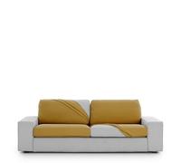 Eysa Harlem Funda de sofá bielástica para Asiento y Respaldo Talla L 130-80cm Color Mostaza