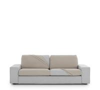 Eysa Harlem Funda de sofá bielástica para Asiento y Respaldo Talla XL 130-100cm Color Lino