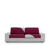 Eysa Harlem Funda de sofá bielástica para Asiento y Respaldo Talla XXL 200-100cm Color Burdeos