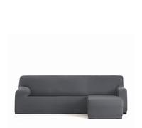 Eysa Harlem Funda de sofá Chaise Longue 250-315cm Brazo Corto Derecho Vista Frontal Gris Oscuro