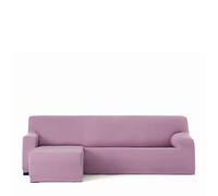 Eysa Harlem Funda de sofá Chaise Longue 250-315cm Brazo Corto Izquierdo Vista Frontal Rosa