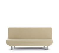 Eysa Harlem Funda de sofá elástica 3 plazas Clic Clac de 180-230cm (Medida de Respaldo), Color Beige