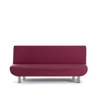 Eysa Harlem Funda de sofá elástica 3 plazas Clic Clac de 180-230cm (Medida de Respaldo), Color Burdeos