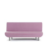 Eysa Harlem Funda de sofá elástica 3 plazas Clic Clac de 180-230cm (Medida de Respaldo), Color Rosa