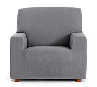 Eysa Llion Funda de sillón elástica para sillón 1 Plaza de 80-100cm (Medida Respaldo), Color Gris.