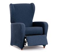 Eysa Llion Funda de sillón elástica para sillón Relax de 60-75cm (Medida Respaldo), Color Azul.