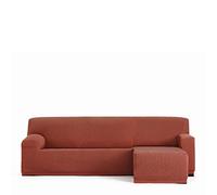 Eysa Llion Funda de sofá Chaise Longue 250-315cm Brazo Corto Derecho Vista Frontal Caldera
