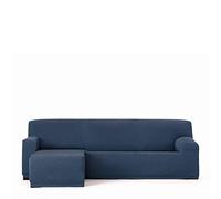 Eysa Llion Funda de sofá Chaise Longue 250-315cm Brazo Corto Izquierdo Vista Frontal Azul