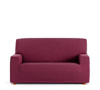 Eysa Llion Funda de sofá elástica 2 plazas de 130-160cm (Medida de Respaldo), Color Burdeos