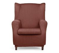 Eysa Luz Funda de sillón orejero elástica 70-90cm de Respaldo, Caldera